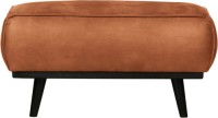 BePureHome Statement Hocker - Eco Leer - Cognac - 40x80x55