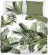 Snoozing Palm Leaves flanel dekbedovertrek - Lits-jumeaux (260x200/220 cm + 2 slopen) - Flanel - Groen