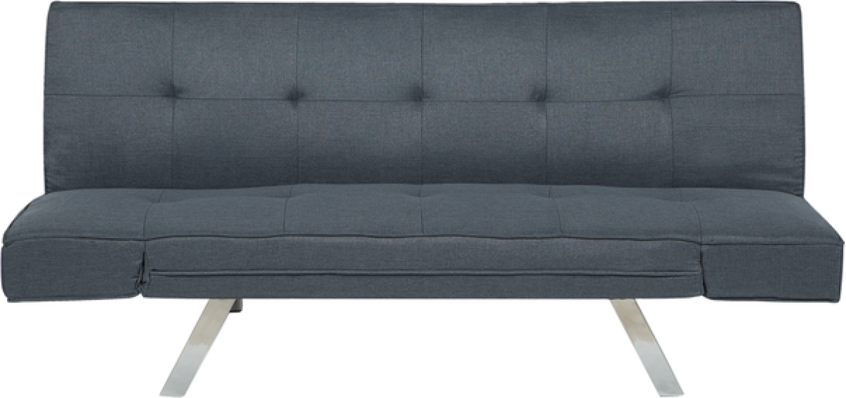 Beliani Slaapbank stof donkerblauw BRISTOL