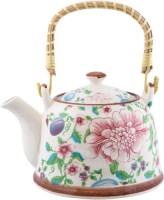 Theepot | 18*14*12 cm / 0.7L | Multi | Keramiek | Rond | Bloemen | Clayre & Eef | 6CETE0028