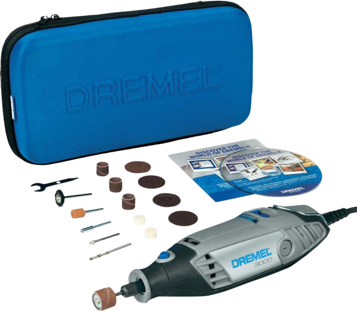 Dremel 3000 + 15-delige accessoireset