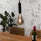 Dimehouse Industriële hanglamp Miles smokey glass