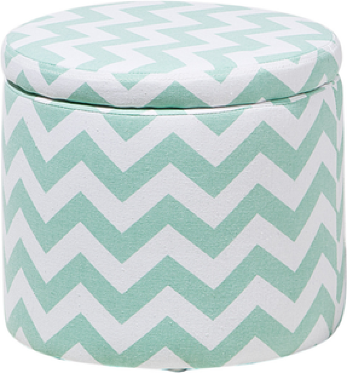Beliani Hocker blauw/wit TUNICA