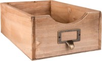 Tijdschriftenhouder | 18*29*10 cm | Bruin | Hout | Rechthoekig | Clayre & Eef | 6H1442