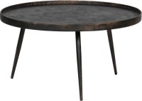 BePureHome BOUNDS BIJZETTAFEL XL HOUT/METAAL ANTIQUE GOUD 40xØ76