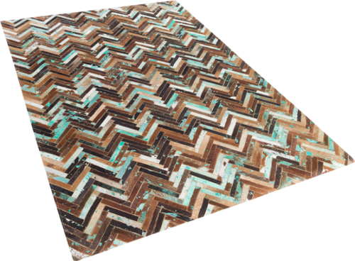 Beliani Vloerkleed bruin 140 x 200 cm AMASYA