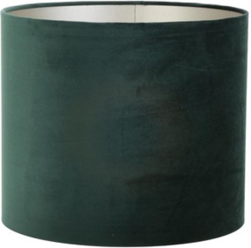 Light & Living Lampenkap cilinder VELOURS - Ø40cm - Dutch green