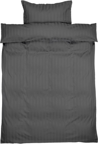 Tiseco Home Studio Dunlopillo - Donkergrijs 1-persoons (140 x 200 cm) Dekbedovertrek