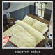 Hotel Home Brighton - Creme 1-persoons (140 x 200/220 cm + 1 kussensloop) Dekbedovertrek