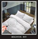 Hotel Home Brighton - Wit 1-persoons (140 x 200/220 cm + 1 kussensloop) Dekbedovertrek