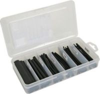 Velleman Set Thermische Krimpkousen - Zwart 10cm - 170 St. - In Opbergdoos