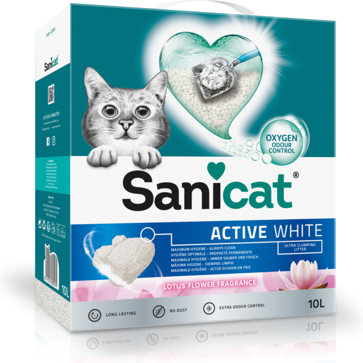 Sanicat Active Wit Lotusbloem 10 liter