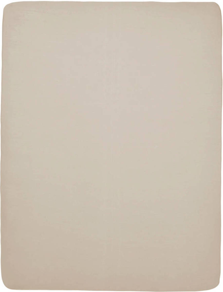 Meyco hoeslaken boxmatras 75x95 cm zand