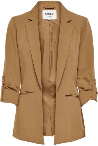 Only 3/4-mouw Blazer Dames Bruin