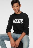 Vans T-shirt Classic LS met logo zwart/wit