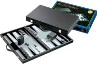 Philos backgammon grijs groot 46,5x28cm
