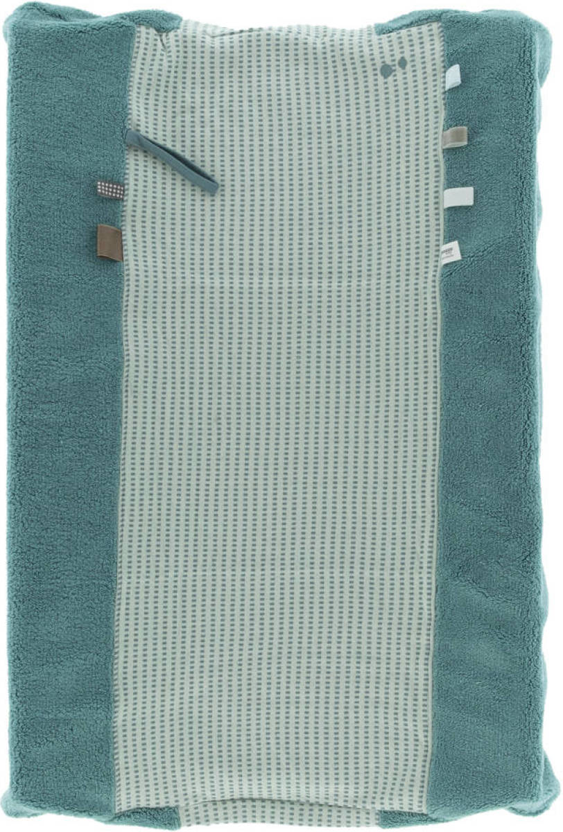 Snoozebaby aankleedkussenhoes 45x70 cm Smokey Green