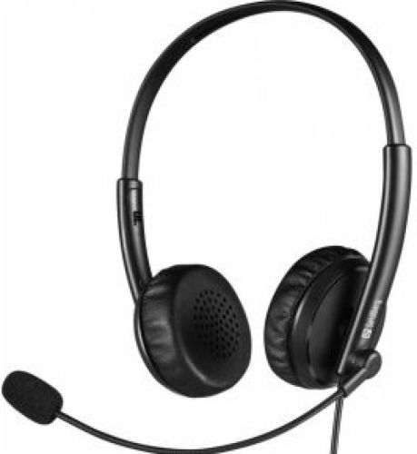 Sandberg 126-21 hoofdtelefoon/headset Hoofdtelefoons Hoofdband 3,5mm-connector Zwart
