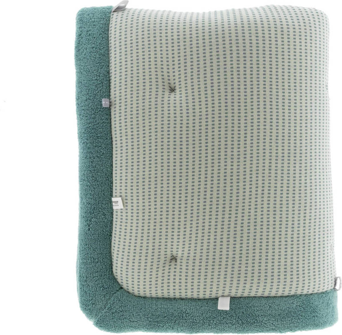 Snoozebaby boxkleed 75x95 cm Smokey Green