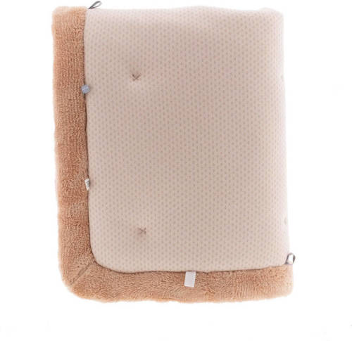 Snoozebaby boxkleed 75x95 cm Milky Rust