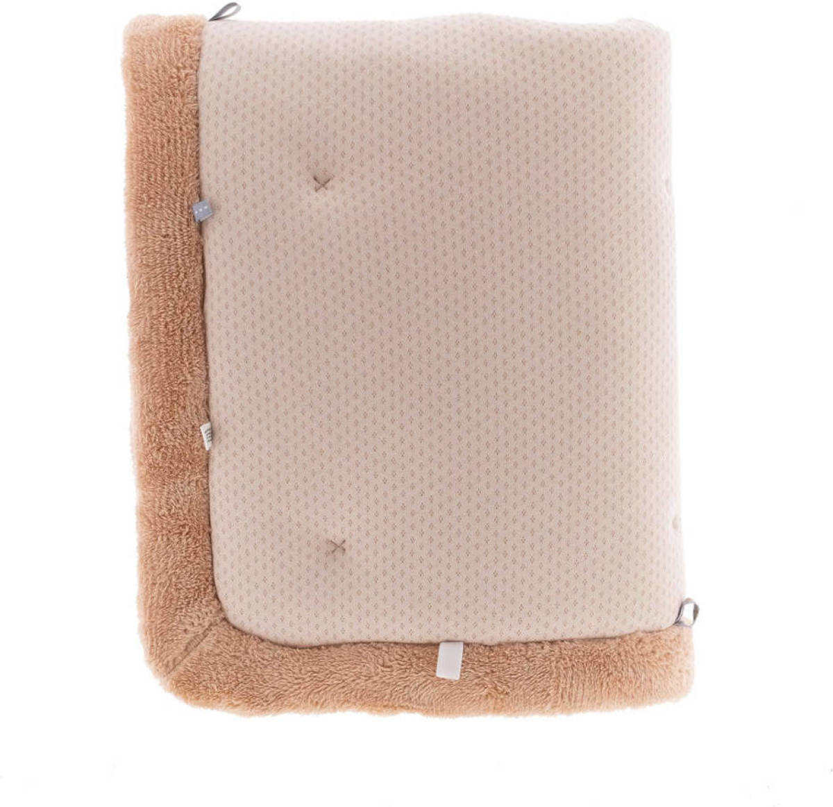 Snoozebaby boxkleed 75x95 cm Milky Rust