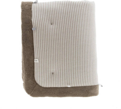 Snoozebaby boxkleed 75x95 cm Warm Brown