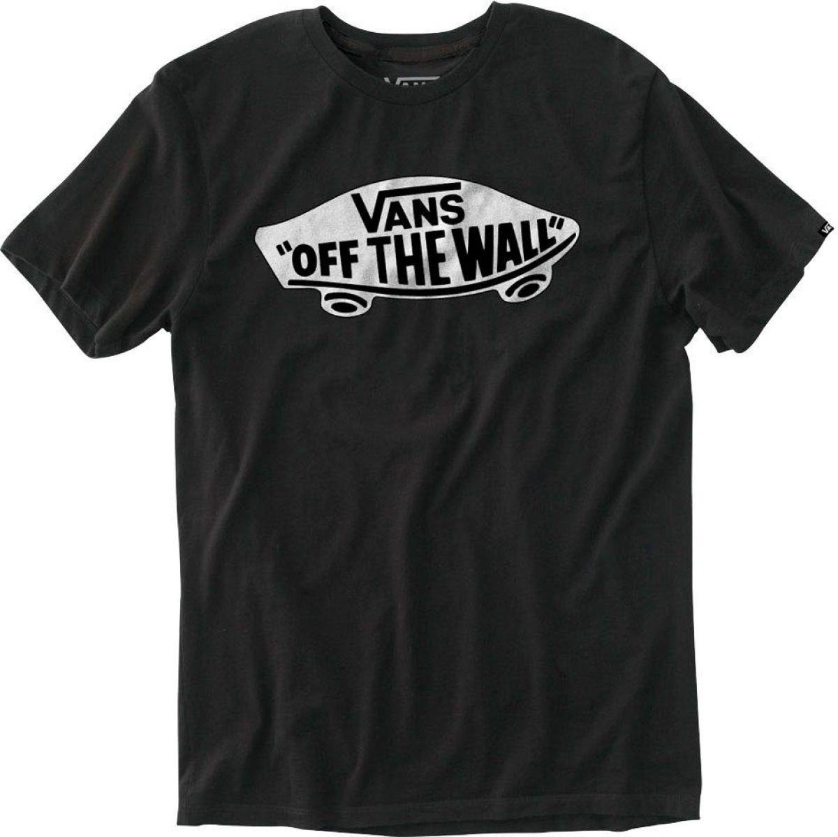 Vans T-shirt zwart/wit