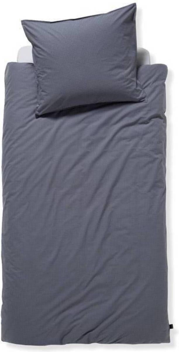 Damai Jujika dekbedovertrek - 100% percale katoen - 1-persoons (140x200/220 cm + 1 sloop) - 1 stuk (60x70 cm) - Grijs