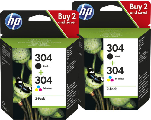 HP 304 Cartridges Duo Combo Pack