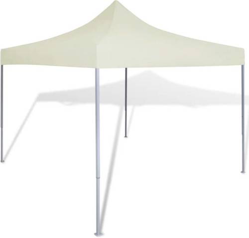 VidaXL Partytent inklapbaar 3x3 m crème