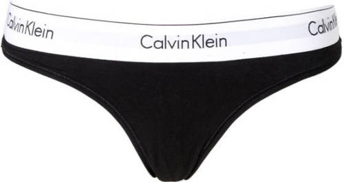 Calvin klein UNDERWEAR string zwart