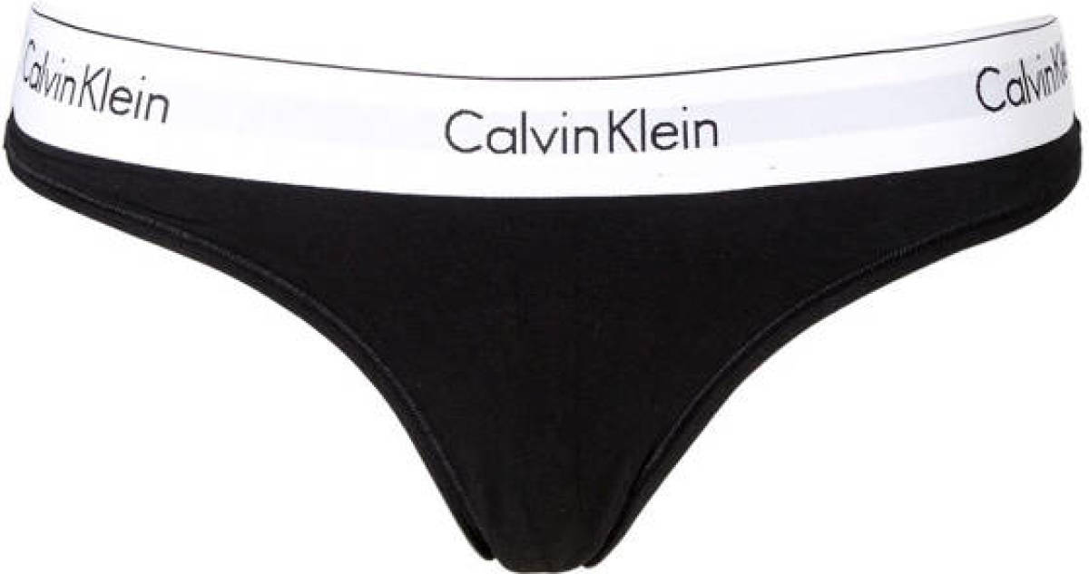 Calvin klein UNDERWEAR string zwart