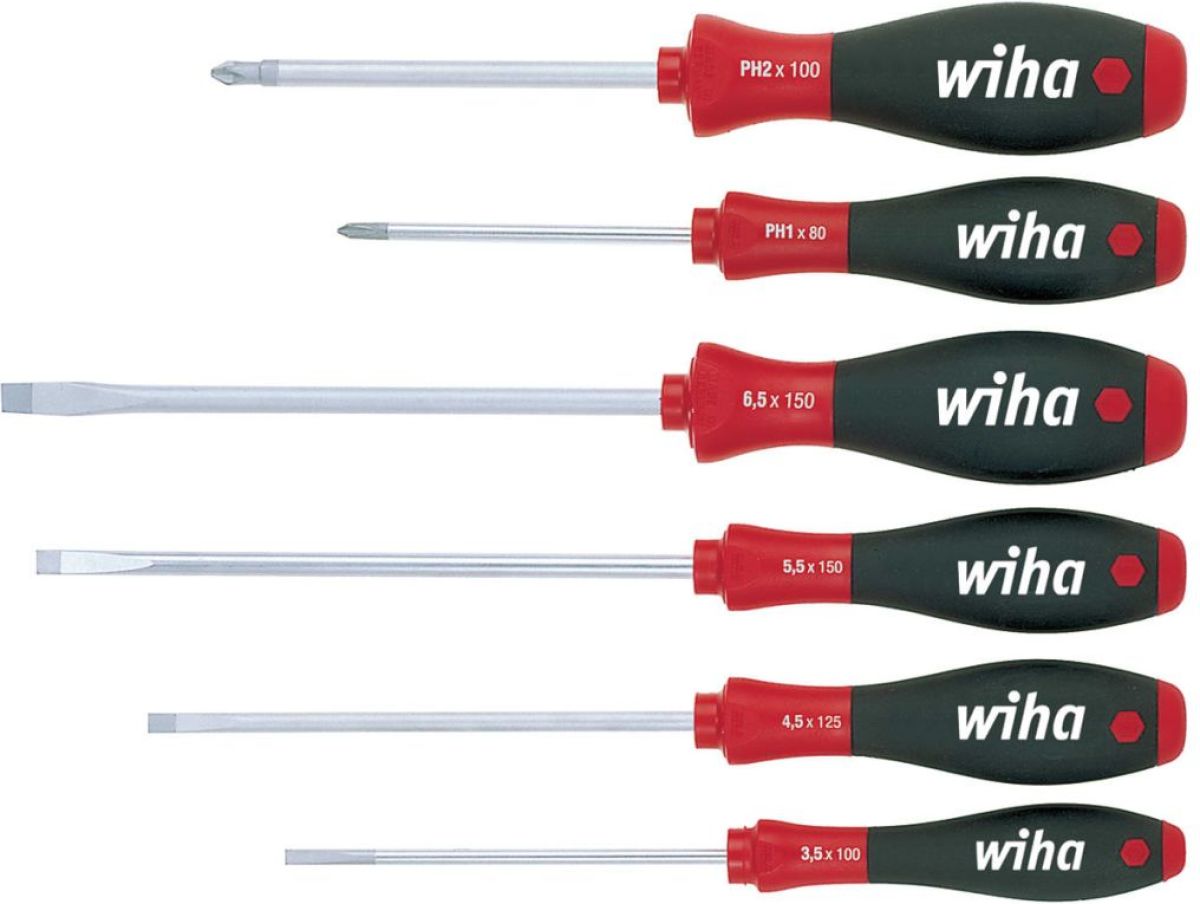 Wiha SoftFinish Schroevendraaier set 6-delig 07152