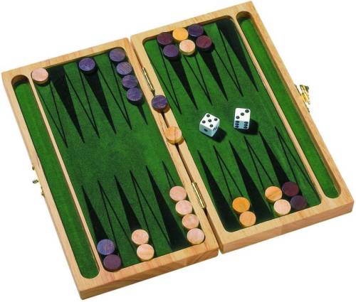Goki Houten Backgammon Spel