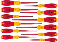 Wiha SoftFinish Elektricien's schroevendraaierset SlimFix 12-dlg 35389