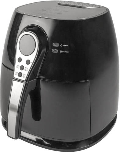 Azura Digitale Hot Air Fryer 1400 W 3 L Zwart