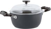 Kookpan Vintage Grijs 20 cm incl deksel - Sambonet