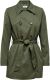 Only Double-breasted Trenchcoat Dames Green