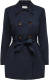 Only Double-breasted Trenchcoat Dames Blauw