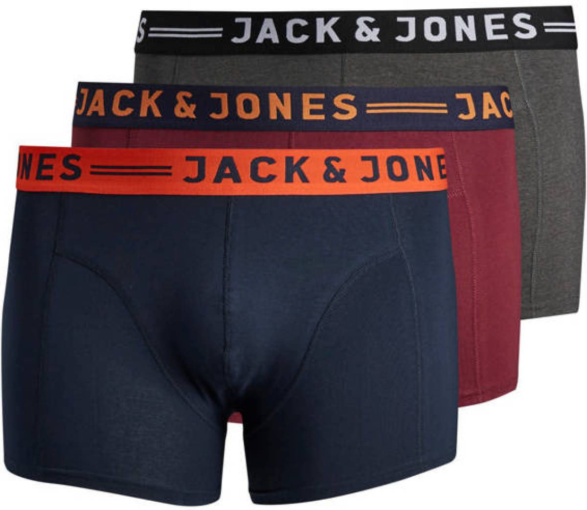 JACK & JONES PLUS SIZE boxershort (set van 3)