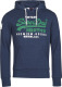 Superdry hoodie met logo donkerblauw