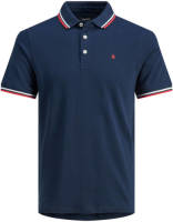 Jack & Jones ESSENTIALS slim fit polo donkerblauw