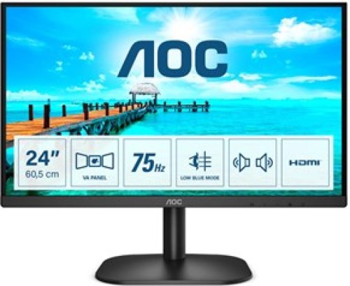 AOC Basic-line 24B2XDAM LED display 60,5 cm (23.8 ) 1920 x 1080 Pixels Full HD Zwart