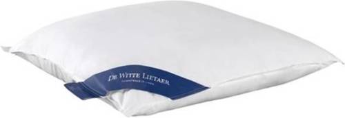 De Witte Lietaer Ducky donzen medium hoofdkussen - 50% eendendons - 50% eendenveertjes - Wit