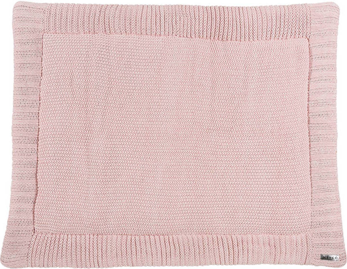 Meyco Silverline Relief Mixed boxkleed 77x97 cm roze