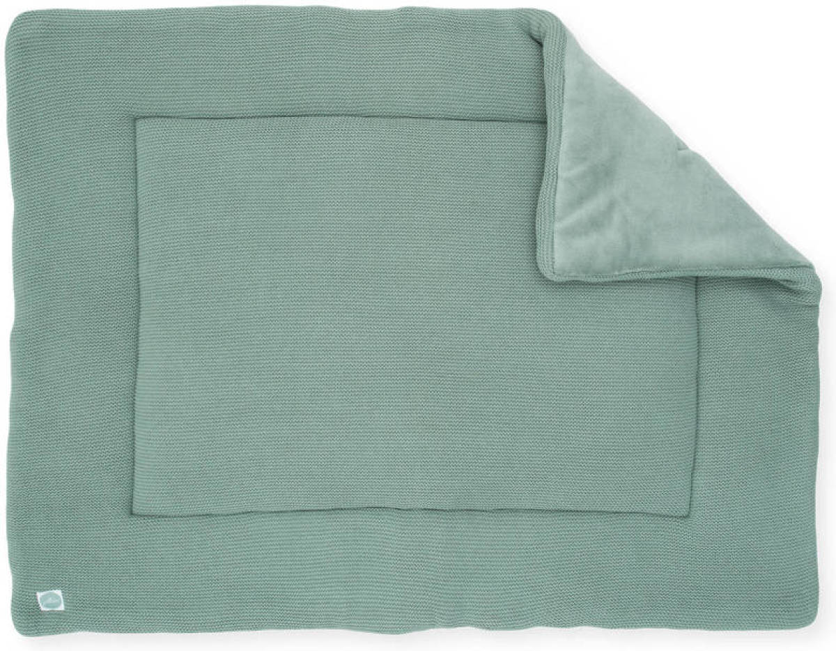 Jollein boxkleed Basic knit 80x100 cm forest green