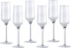 Merkloos Champagneglas / glazen 18x stuks 22 centiliter