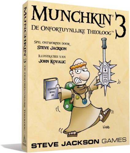 Enigma uitbreidingsset Munchkin 3 - De onfortuinlijke theoloog (NL)