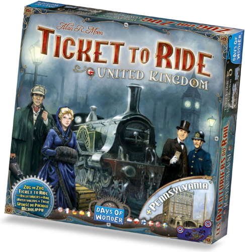 Days of Wonder Ticket to Ride United Kingdom + kaart Pennsylvania - uitbreiding