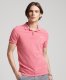 Superdry slim fit polo roze